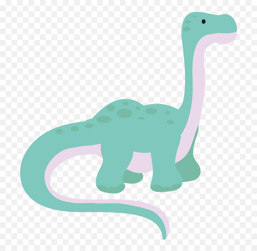 Dino Muursticker Dinosaurus Brontosaurus Schattig Emoji,Brontosaurus Clipart