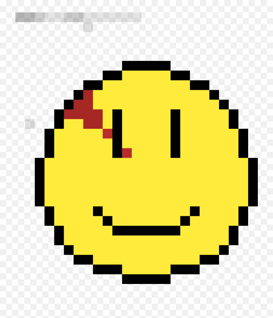 Pixilart - Smiley Face Pixel Emoji,Watchmen Logo