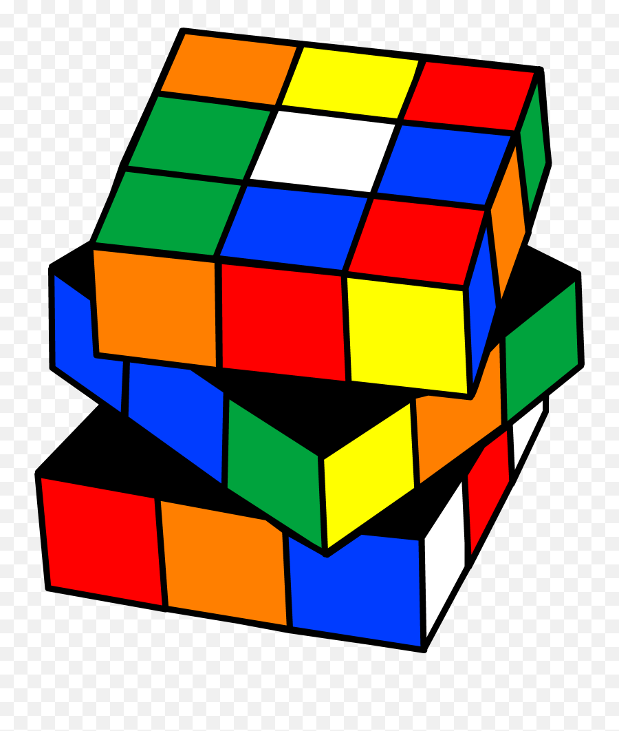 Pin - Rubics Cube Clipart Png Emoji,Cube Clipart