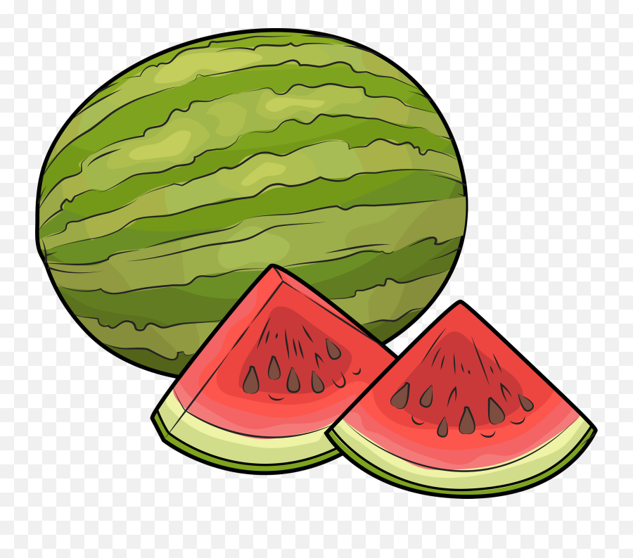 Watermelon Clipart - Fresh Emoji,Watermelon Clipart