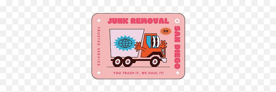 Junk Removal In San Diego 619 Junk Hauling - Commercial Vehicle Emoji,San Diego Logo