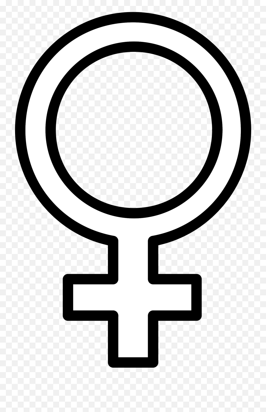 Library Of Women At The Cross Clip Art - Female Symbol Clipart Emoji,Female Logo