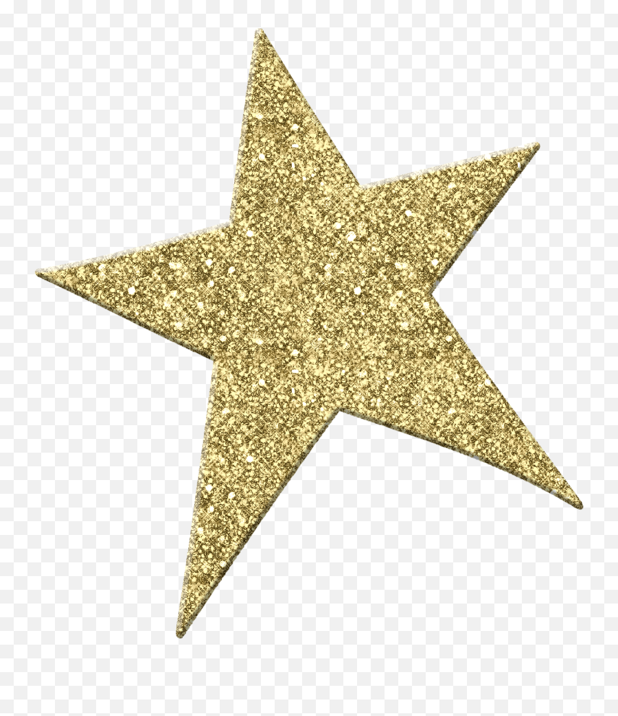 Gold Shining Star Clipart Free Image - Estrellas Con Glitter Png Emoji,Star Clipart