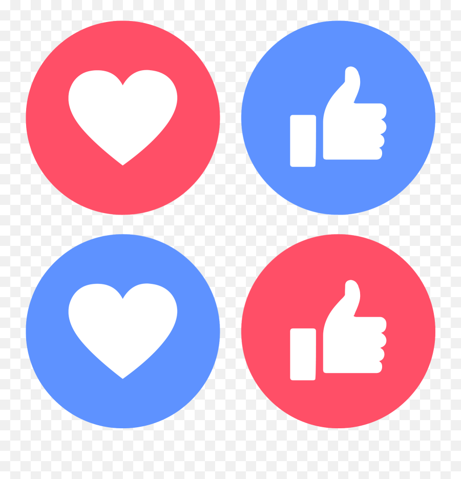Facebook Like Love Clipart - Image 6 Emoji Like Facebook Png,Love Clipart