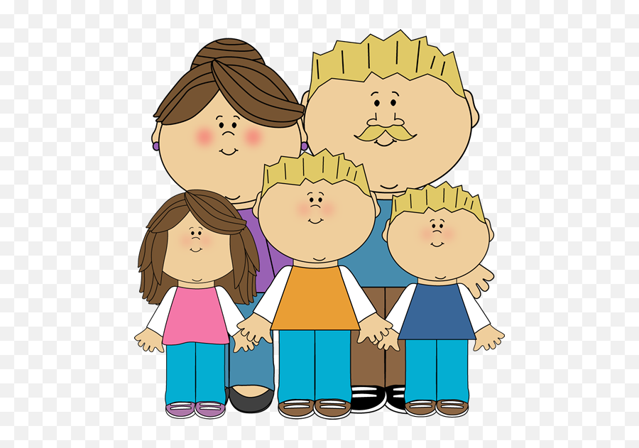 Clip Art - Family Clipart Kids Emoji,Family Clipart