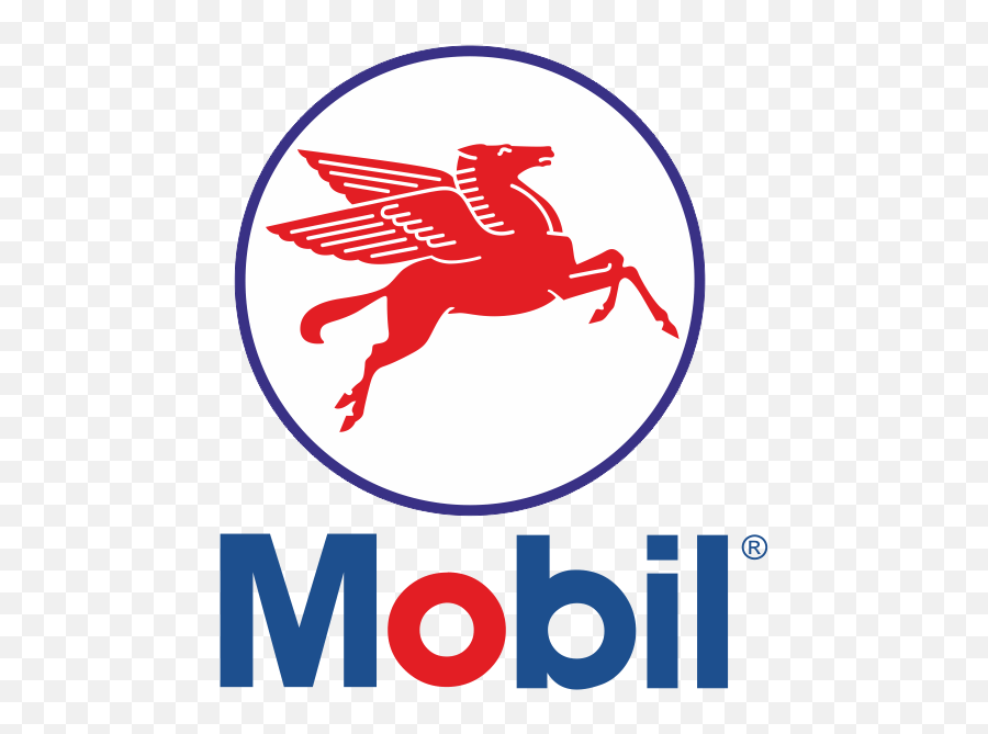 Mobil Gas Station Logo - Logodix Mobil Logo Emoji,Gas Station Clipart