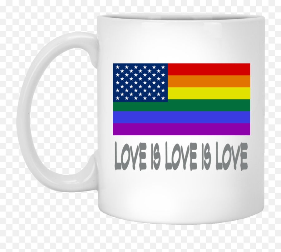 Love Is Love Is Love Rainbow Flag - Us Flag The Thin Serveware Emoji,Rainbow Flag Png