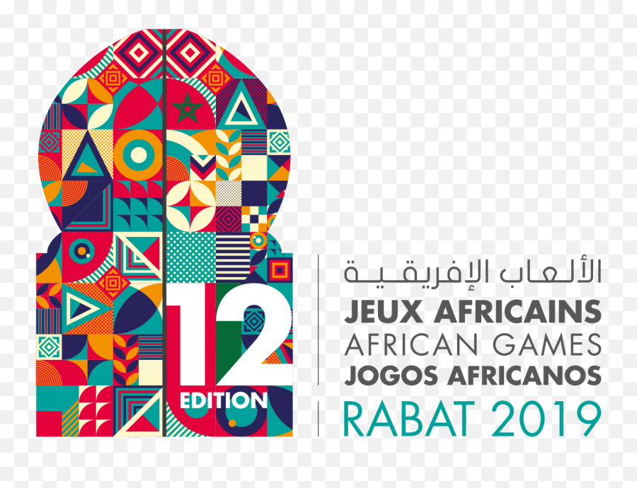 2019 African Games - Wikipedia African Games Rabat 2019 Emoji,Afro Logo