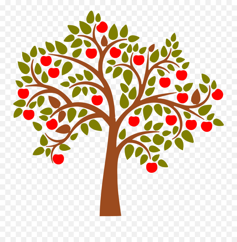 Free Fall Tree Clipartsr Download Clip Art On Png 3 - Clipartix Vector Apple Tree Png Emoji,Tree Clipart