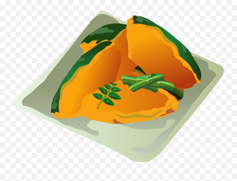 Simmered Japanese Pumpkin Food Clipart Free Download Emoji,Foods Clipart