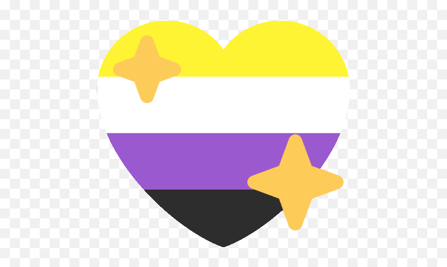 Nonbinaryprideheart - Discord Emoji,No Emoji Png