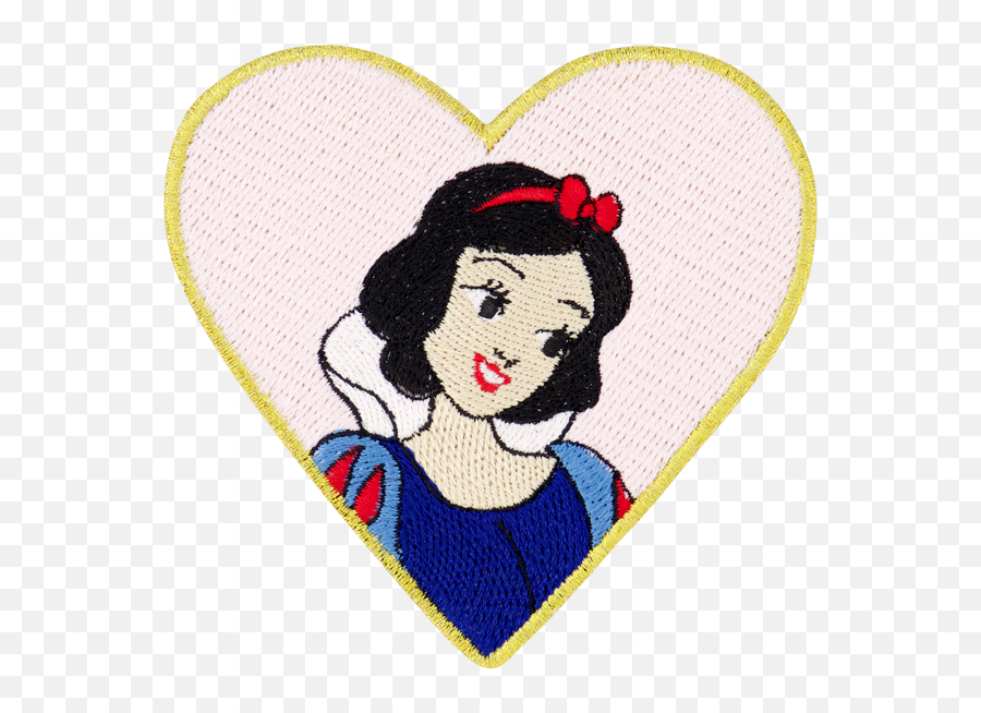 Disney Princess Snow White Heart Patch Emoji,White Hearts Png
