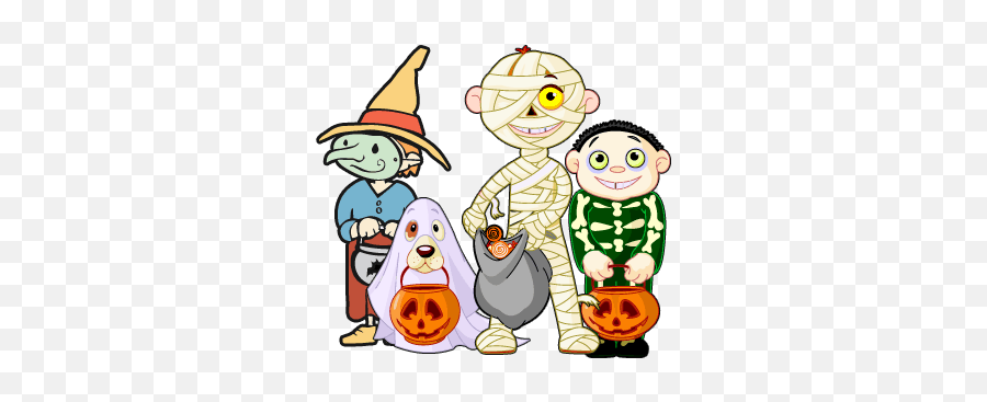 Trick - Fictional Character Emoji,Trick Or Treat Clipart