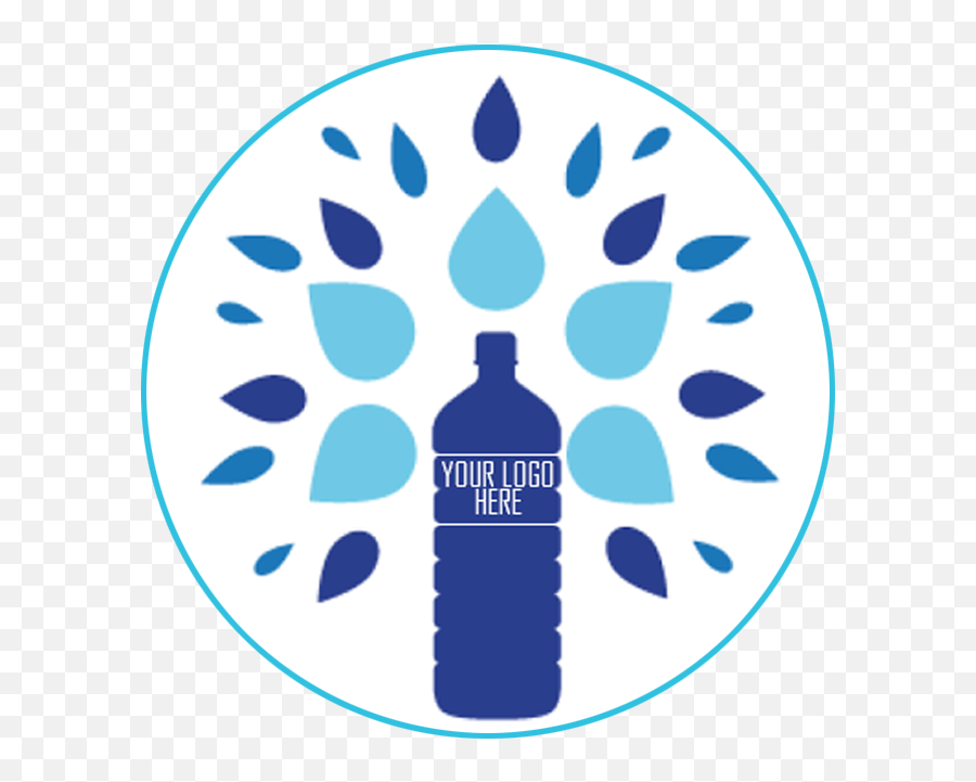 Custom Label Water Bottles 24pk Case - Private Water Bottle Logo Emoji,Water Bottle Png