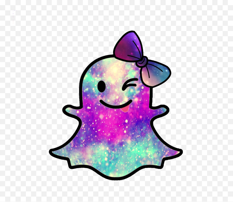 Snapchat Colorful Cute Tumblr Pretty Gal 1073232 - Png Aesthetic Cute Snap Logo Emoji,Snapchat Logo Png