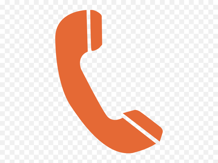 Orange Telephone Clip Art At Clkercom - Vector Clip Art Logo Phone Png Orange Emoji,Telephone Png