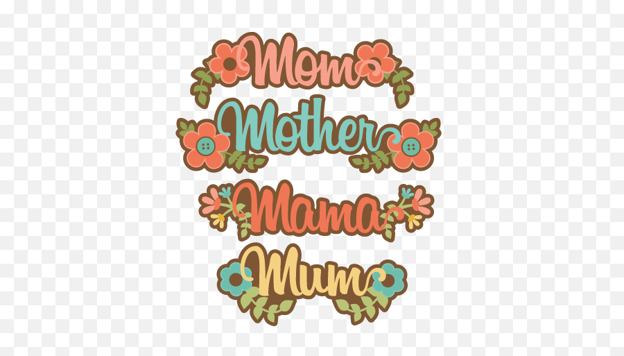 Mom Titles Svg Scrapbook Cut File Cute Clipart Files For - Mom Titles Emoji,Free Svg Clipart For Cricut