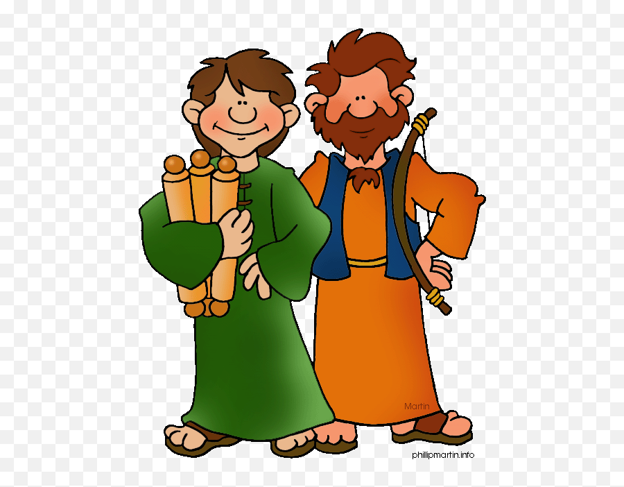 Bible Characters Clip Art Free Image - Esau And Jacob Clipart Emoji,Character Clipart