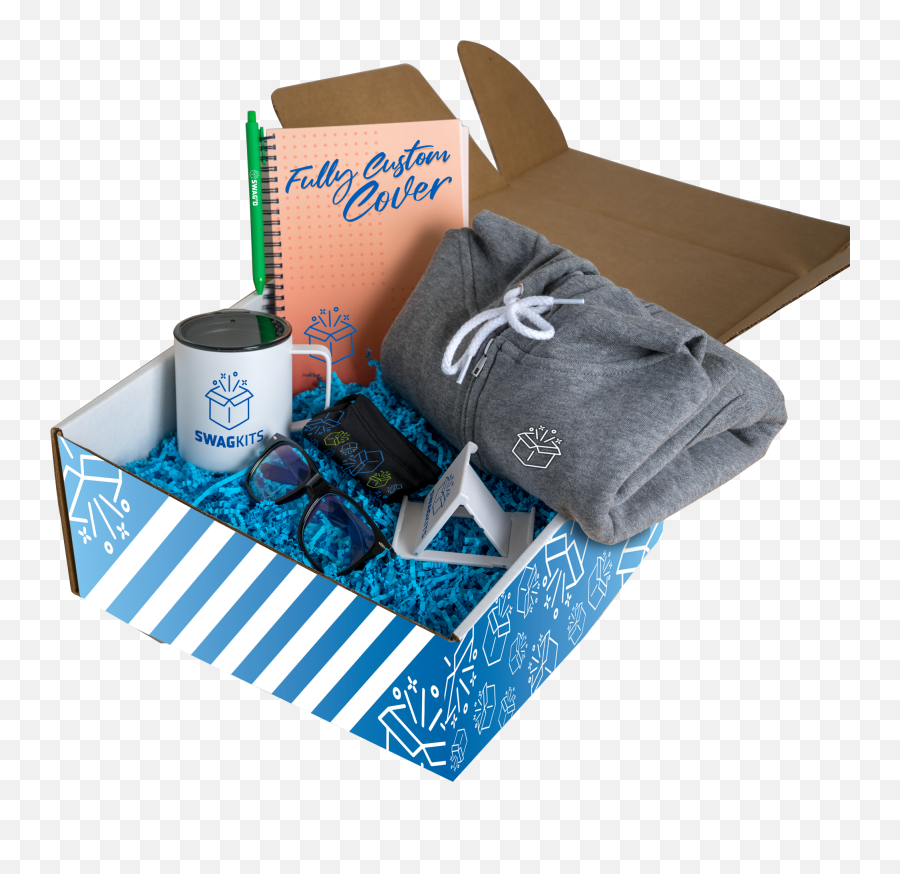 Swagkits - Cardboard Packaging Emoji,Blue Box Logos