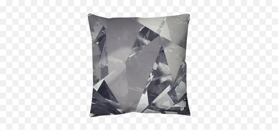 Crystal Facet Background Throw Pillow U2022 Pixers - We Live To Change Crystal Facet Background Emoji,Crystal Transparent Background