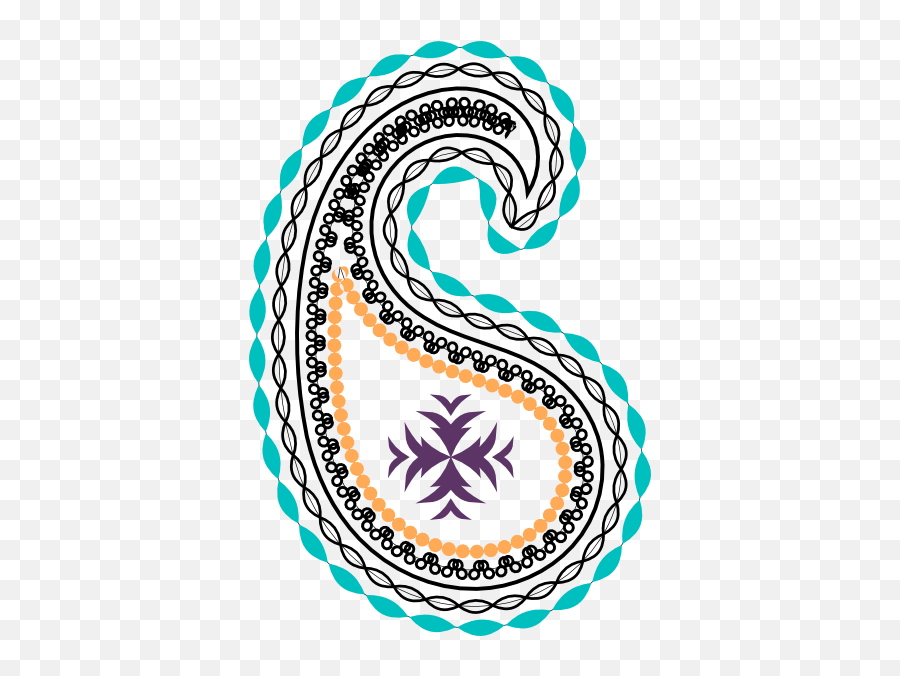 Free Paisley Cliparts Png Images - Ethnic Tribal Pattern Circle Emoji,Paisley Png