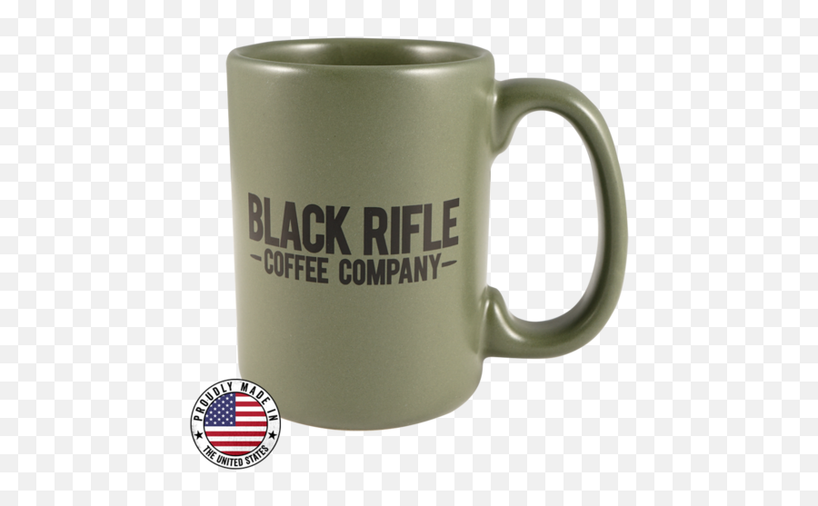 Stabby Ceramic Mug - Evil Within The Executioner Emoji,Black Rifle Coffee Logo