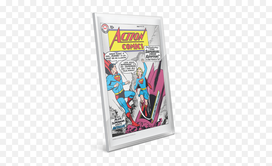 Action Comics 252 35g Pure Silver Foil Emoji,Superman Comic Png