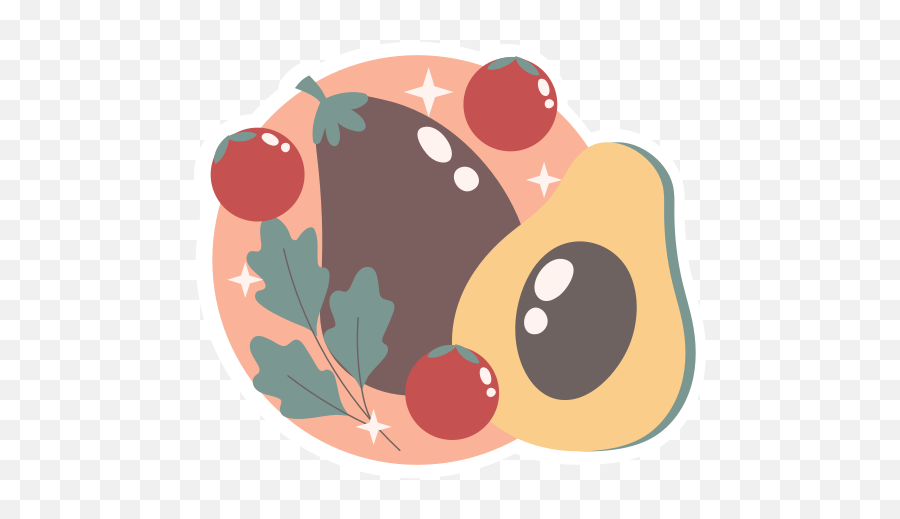 Healthy Food Stickers - Free Food Stickers Emoji,Comida Png