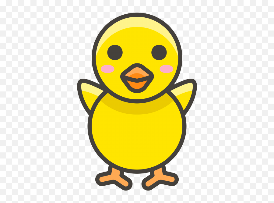 Download Hd Baby Chick Emoji Icon - Chick Icon Transparent,Baby Chick Clipart