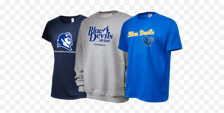 High School Apparel College Fan Gear Sports Jerseys Prep Emoji,Blue Devil Logo