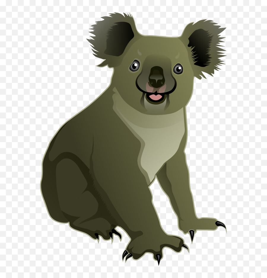 Koala Png - Clipart Transparent Background Koala Emoji,Koala Clipart