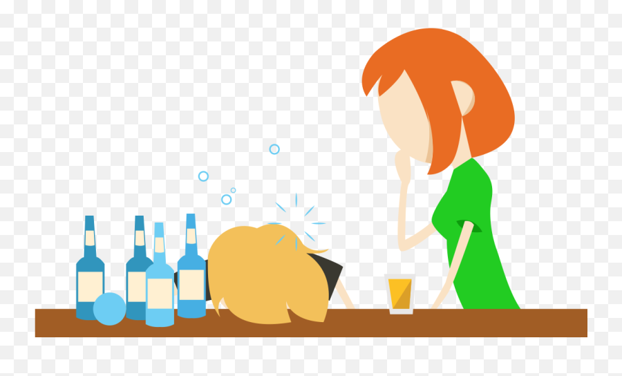Effects Of Abuse Addiction - Serving Emoji,Alcohol Clipart