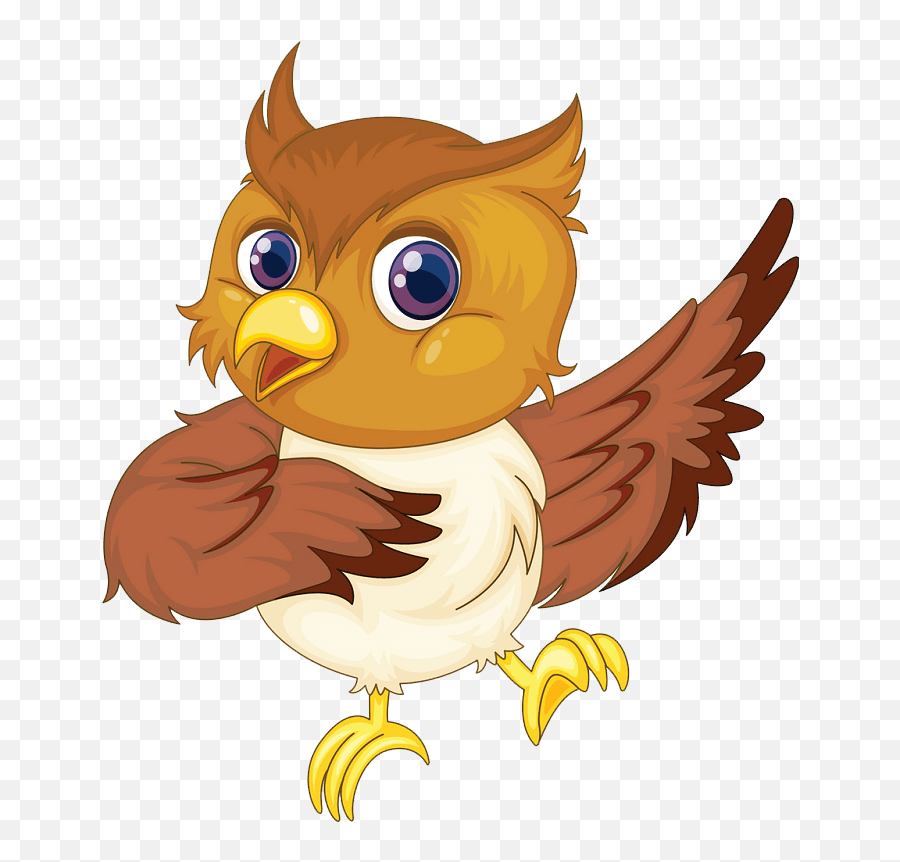 Funny Owl Clipart Transparent - Clipart World Illustration Emoji,Owl Clipart