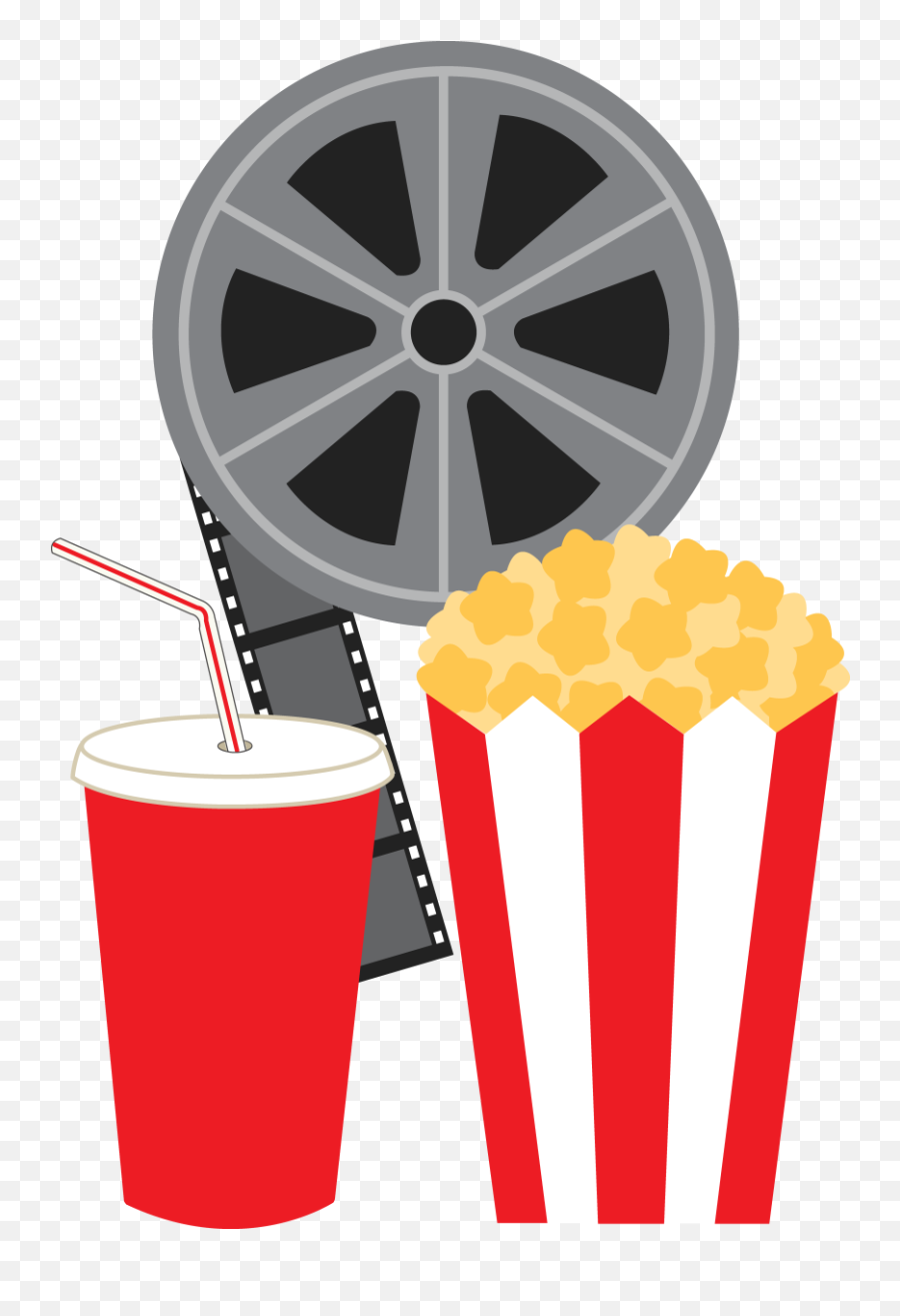 Film Reel Clipart Png Transparent Png - Movie Theater Popcorn Clipart Transparent Emoji,Movie Reel Clipart