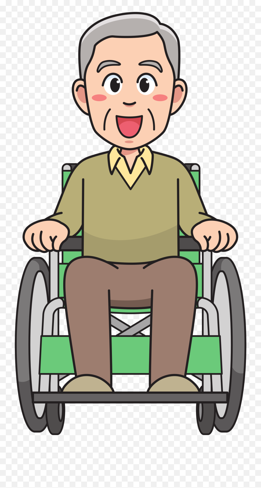Library Of Man In Wheelchair Jpg - Dibujo De Señor En Silla De Ruedas Emoji,Wheelchair Clipart