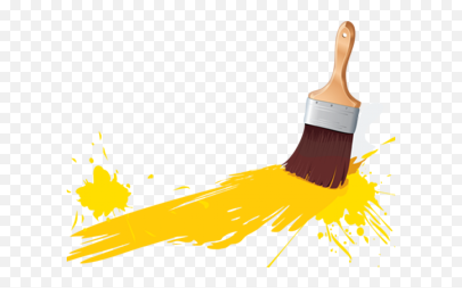 Paint Brush Clipart Painting Building - Clipart Paint Brush Vector Emoji,Paint Brush Clipart