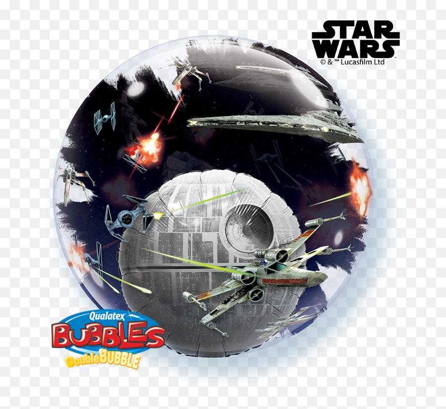 Download Hd Death Star - Star Wars Happy Birthday Balloons Star Wars Emoji,Death Star Png