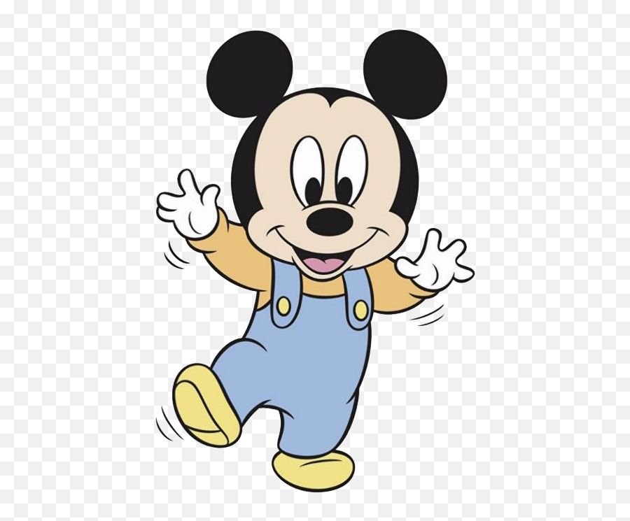 Download Baby Mickey Mouse Clipart Ba Mickey Clipart Free - Baby Mickey Mouse Cartoon Emoji,Mickey Mouse Clipart