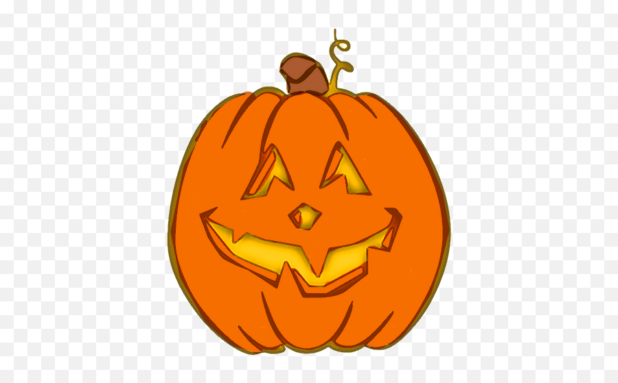 Halloween Jack O Lantern Clipart Png - Cute Clipart Jack O Lantern Emoji,Lantern Clipart