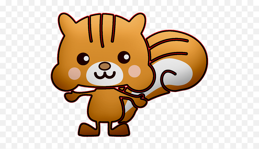 Cute Squirrel Clipart Free Download Transparent Png - Happy Emoji,Squirrel Clipart