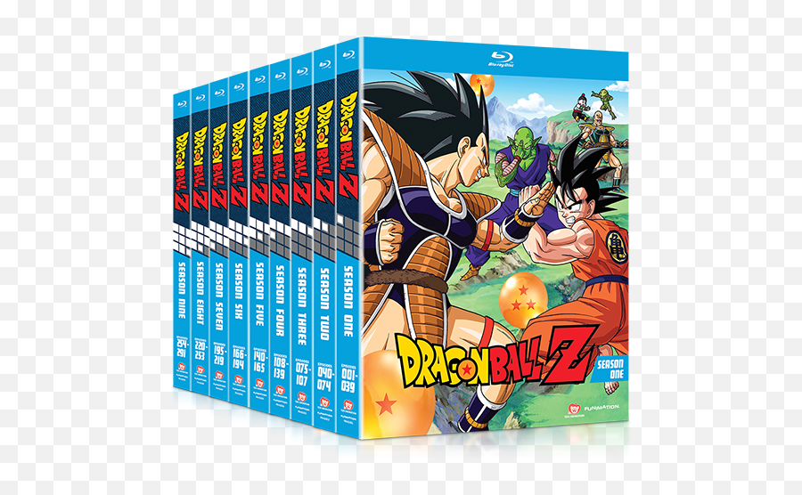Dragon Ball Z Seasons 1 - 9 Dragon Ball Z Blu Ray Hd Png Dbz Blu Ray Emoji,Dragon Ball Z Png
