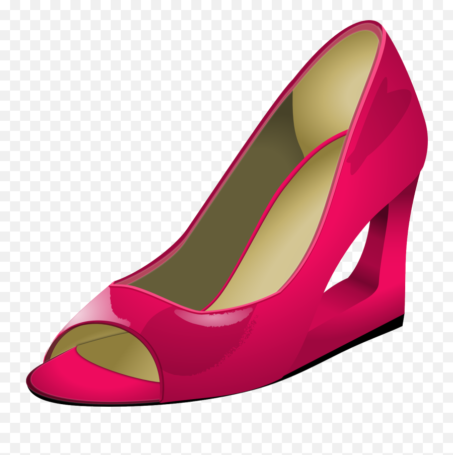 Free Clip Art Pink High Heels By Tatica - Pantofi Toc Ortopedic Emoji,Peep Clipart