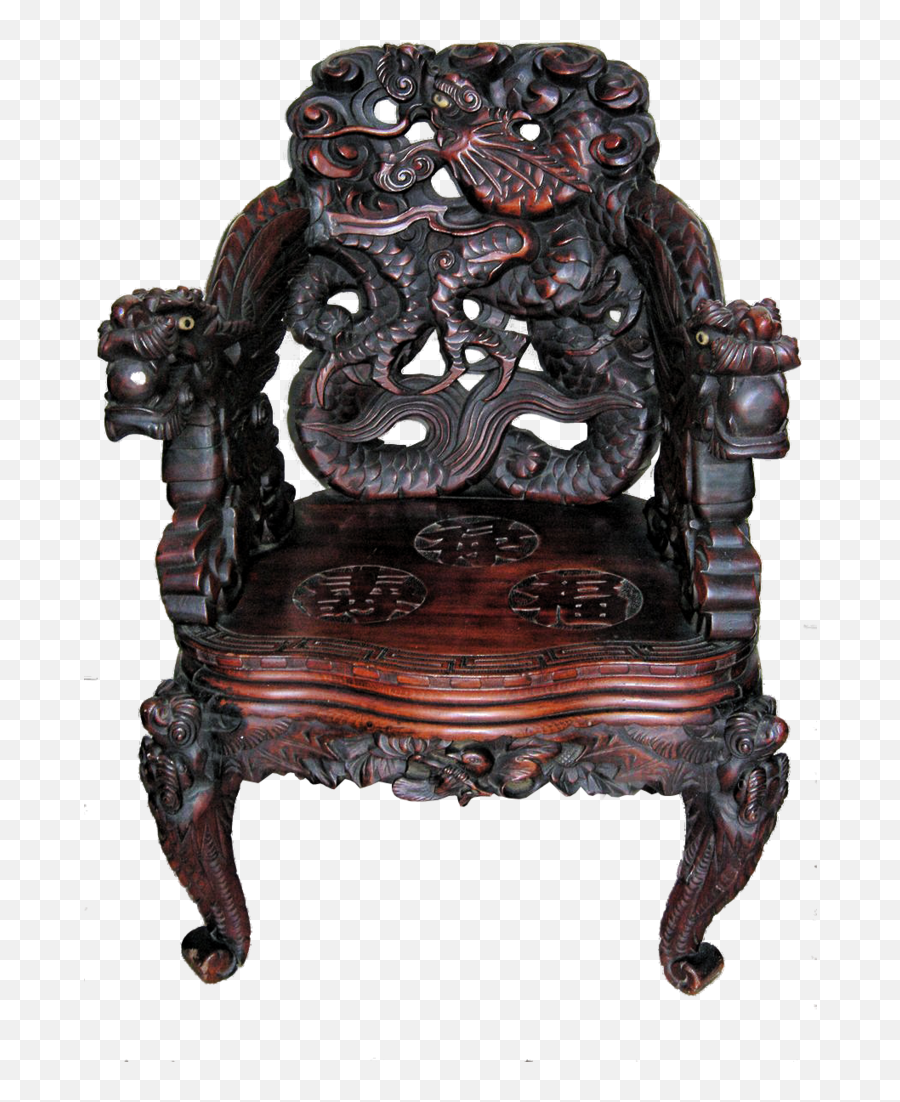 Curule Chair Png Clipart Png Mart - Art Deco Art Nouveau Dragon Emoji,Throne Clipart