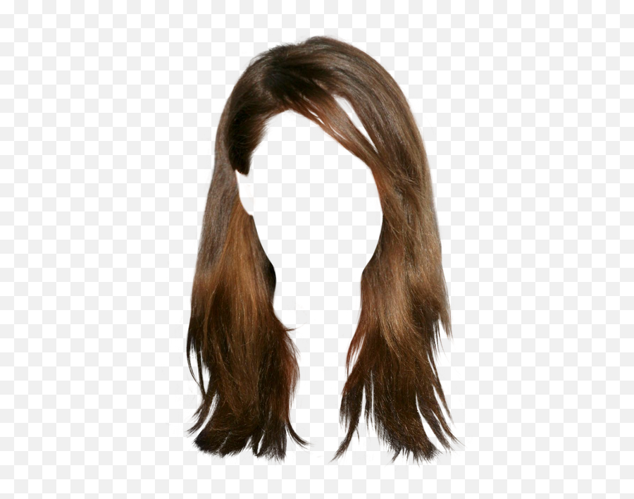 500x644 - Brown Hair Wig Transparent Emoji,Wig Transparent Background