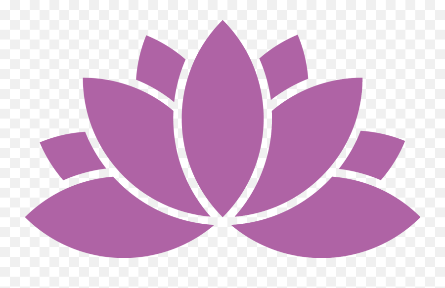 Lotus Flower Logo Png Clipart - Silueta Flor De Loto Dibujo Emoji,Lotus Flower Logo