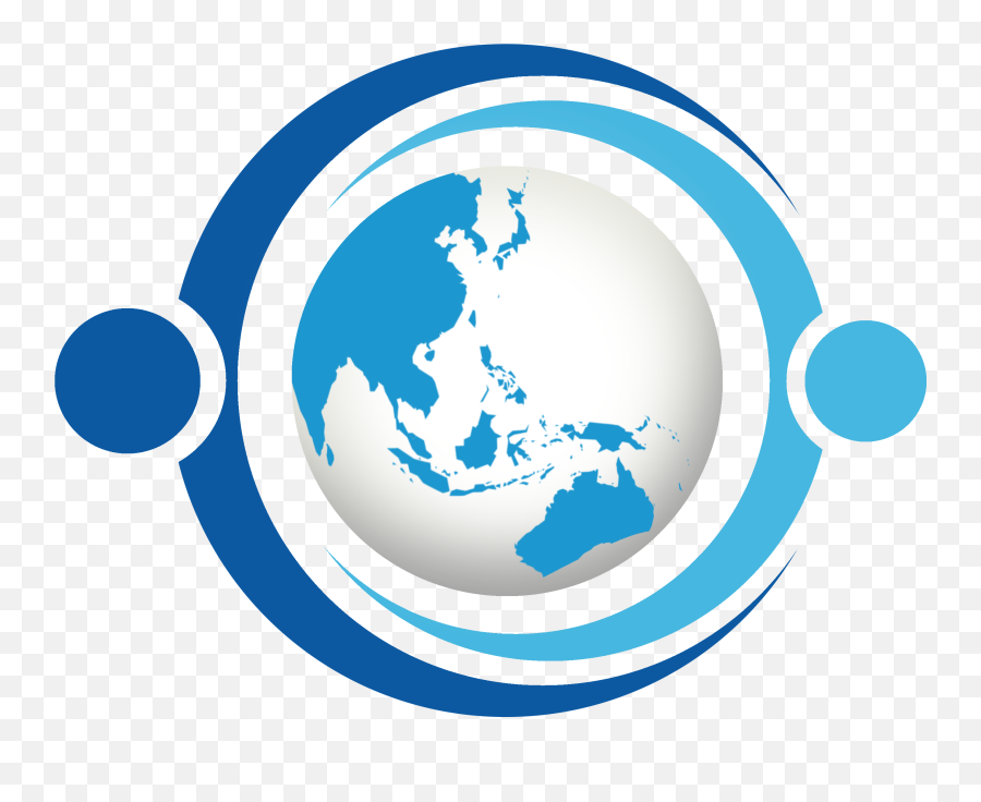 Download World Globe Australia Asia Map - Elink Systems Concepts Corp Emoji,World Map Logo