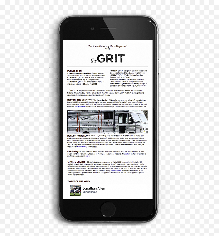 The Grit Iphone Mockup - Office Of Student Media Iphone Emoji,Iphone Mockup Png
