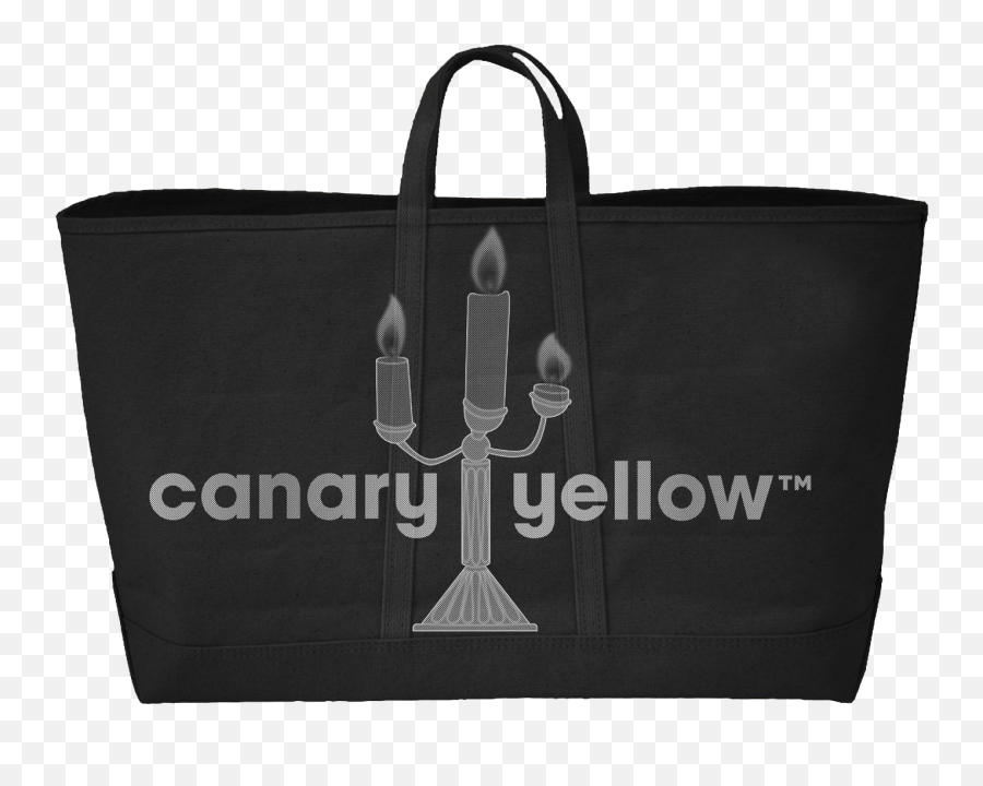 Virgil Abloh - Tote Bag Emoji,Black Canary Logo