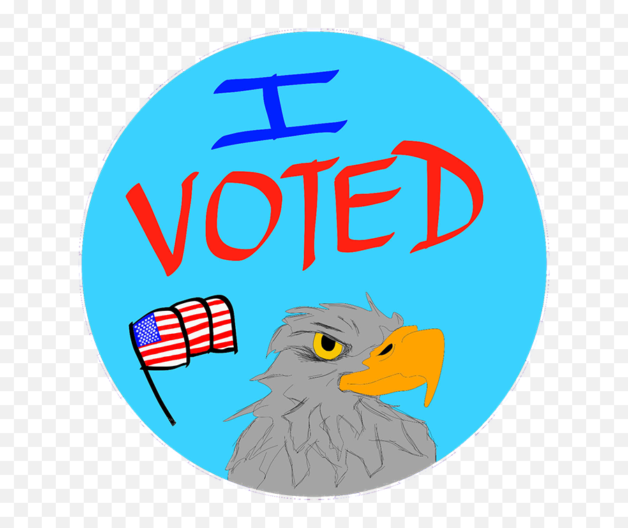 Philly Wants You To Vote - Voted Eagle Sticker Emoji,I Voted Sticker Png