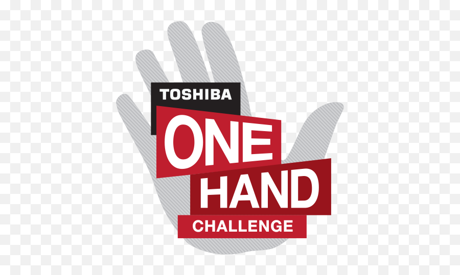 Download Toshiba One Hand Challenge - One Hand Logo Emoji,Hand Logo